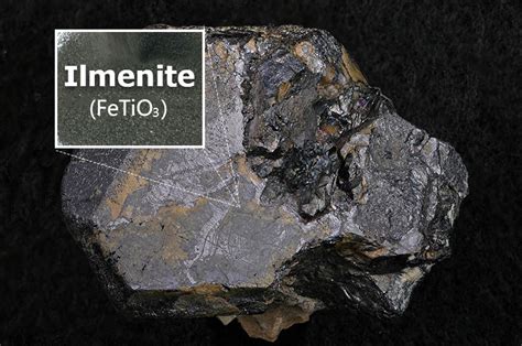 Ilmenite: Un Mineral Inusual para la Fabricación de Pigmentos y Aleaciones de Titanio!